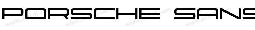 Porsche sans字体转换